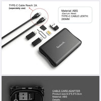 Multifunctional Travel Survival Card All-in-One Data Cable