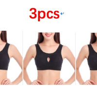 Plus Size Women Bra Ladies Cotton Quake-Proof Underwear Sleep Tops No Buckles Non Wire Lingerie With Removable Padded