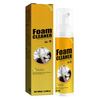 2Pcs Multipurpose Foam Cleaner Spray 100ml, Foam Cleaner For Car And House Lemon Flavor, All-Purpose Household Cleaners For Car And Kitchen