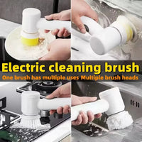 5-in-1 Electric Cleaning Brush | Bathtub & Home Scrubber | Everyday Home Deal