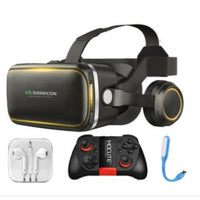 Original VR Shinecon  Gafas De Realidad Virtual 120 Fov 3D Gafas Google Carton Con Auriculares Estereo Caja Para Smartphone