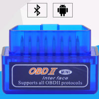 Mini ELM327 OBD2 Bluetooth Car Wireless Scanning Diagnostic Tool Instrument Android System