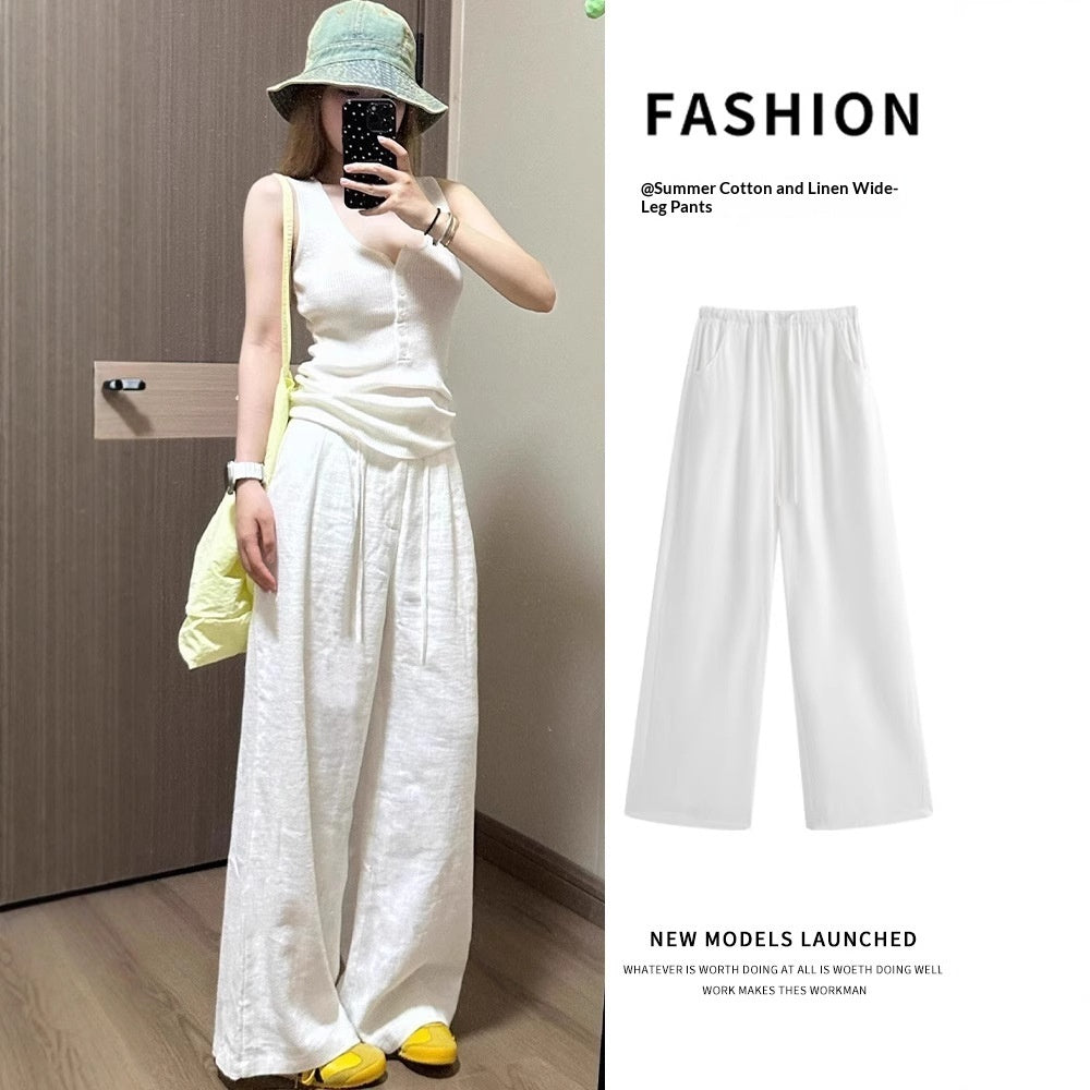 White Linen Pants - Best Premium Clothing Deal | Everyday Home Deal