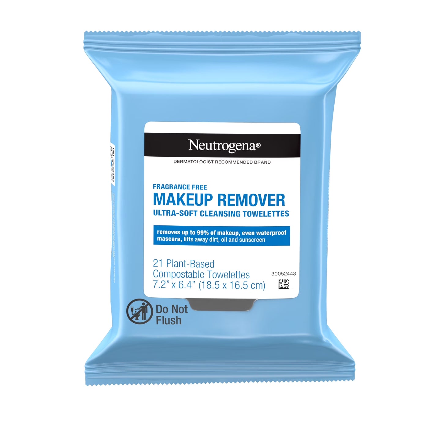 Fragrance-Free Cleansing Makeup Remover Face Wipes, 21 Ct