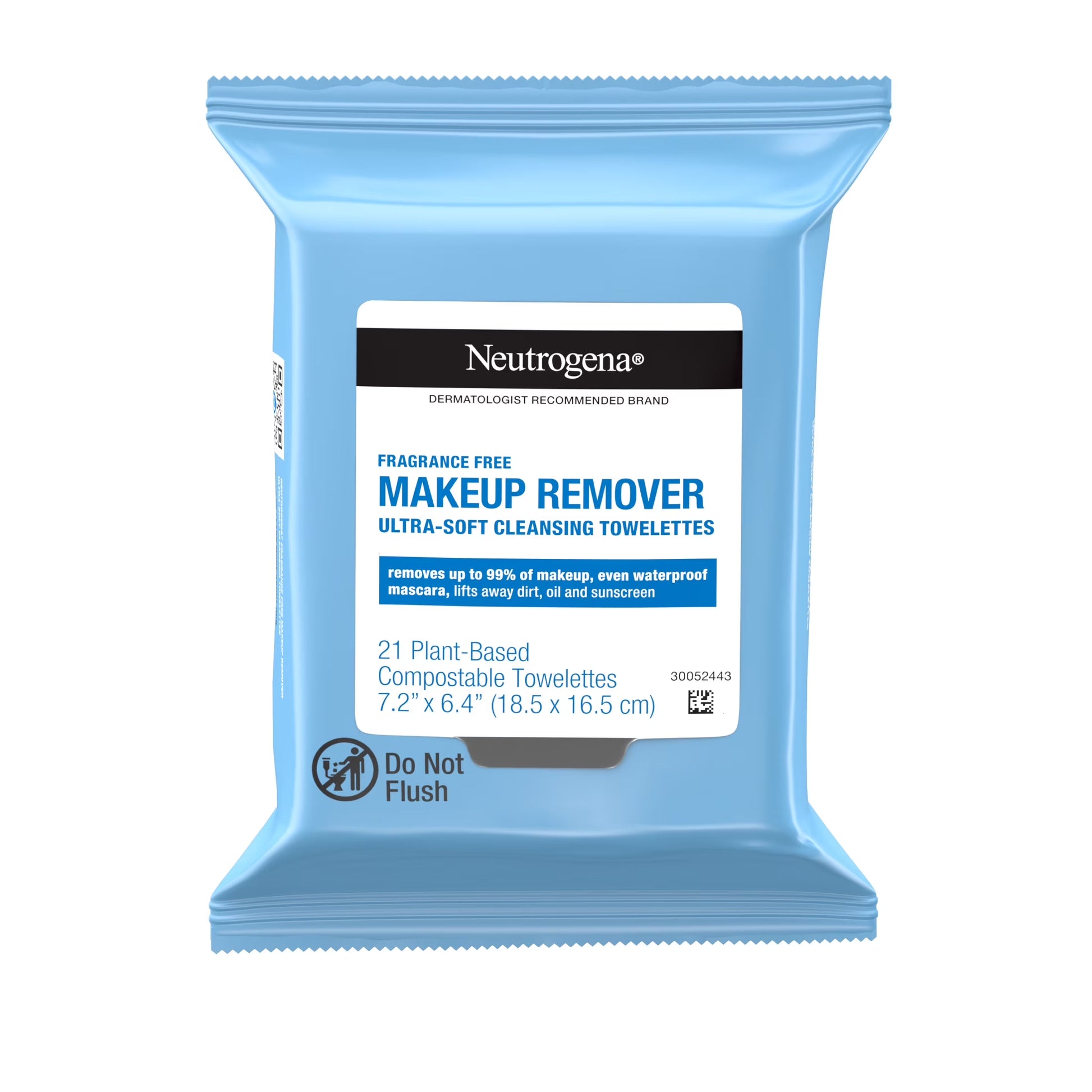 Fragrance-Free Cleansing Makeup Remover Face Wipes, 21 Ct