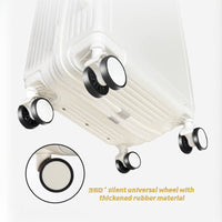 Wide Pull Rod Design Luggage Compartment, Front Open Lid, Stylish Large Capacity Luggage With Foldable Cup Holder And USB Interface