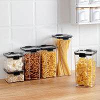 Transparent Grain Storage Box with Lid | Rice Cereal Food Container | Everyday Home Deal