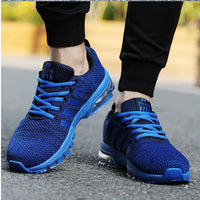 Unisex Breathable Fly-Woven Mesh Couple Sports Jogging Sneakers — Premium Footwear Deal | Everyday Home Deal