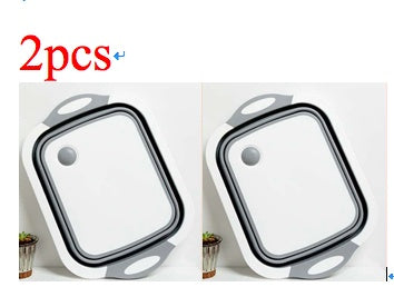 Folding Cutting Board with Washing Basket | Multifunction Kitchen Prep Tool | Everyday Home Deal