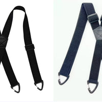 Plastic Buckle 4-hook Britishstyle Unisex X strap Suspenders 4 Cm WideVintage Elastic Braces