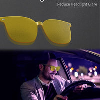 Smart AI Bluetooth Glasses With Magnetic Interchangeable Lenses- UV&Blue Light&Night Vision, Open Ear Speakers, Touch Control, 8H Battery