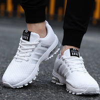 Unisex Breathable Fly-Woven Mesh Couple Sports Jogging Sneakers — Premium Footwear Deal | Everyday Home Deal