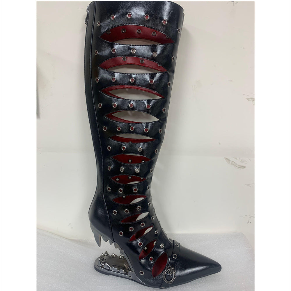 Metallic-decorated Stiletto Sandals With Open Toes And Strap Detailing