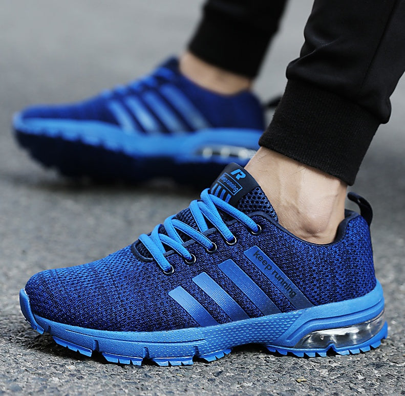 Unisex Breathable Fly-Woven Mesh Couple Sports Jogging Sneakers — Premium Footwear Deal | Everyday Home Deal