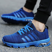 Unisex Breathable Fly-Woven Mesh Couple Sports Jogging Sneakers — Premium Footwear Deal | Everyday Home Deal