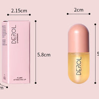 Day Night Instant Volume Lip Plumper Oil Clear Lasting Nourishing Repairing Reduce Lip Fine Line Care Lip Beauty Cosmetic