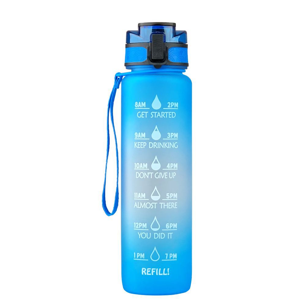 1000ml Transparent Kawaii Water Bottle with Infuser | BPA-Free Sports Flask | Everyday Home Deal