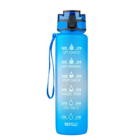 1000ml Transparent Kawaii Water Bottle with Infuser | BPA-Free Sports Flask | Everyday Home Deal