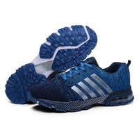 Unisex Breathable Fly-Woven Mesh Couple Sports Jogging Sneakers — Premium Footwear Deal | Everyday Home Deal
