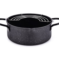 Household Oil-Saving Fryer | Compact Deep Frying Pot for Kitchen | Everyday Home Deal