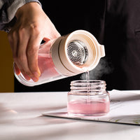 Double Wall Glass Tea Infuser Bottle | Leakproof Tea Separation Water Bottle | Everyday Home Deal