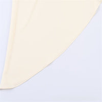 Solid-color Fashionable Asymmetrical Halter-neck Top
