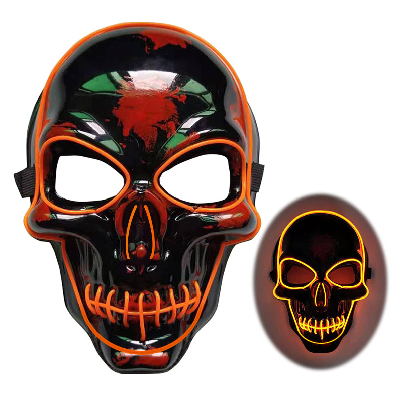 Halloween Skeleton Mask LED Glow Scary Mask | Everyday Home Deal