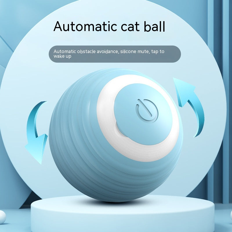 Automatic Moving Bouncing Rolling Ball Smart Cat Toy Ball Self-Moving Kitten Toy For Indoor Cat Kitten | Everyday Home Deal