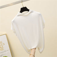 Womens Summer New Half-Neck Slimming Vest Sleeveless Top