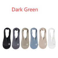 Mens Ankle Socks Summer Thin Style With Ice-silk Cotton Lining And Breathable Mesh