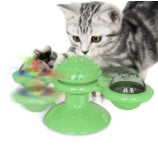 Cat Rotating Windmill Multi-Function Toys Itch Scratching Device Teeth Shining Toy | Everyday Home Deal