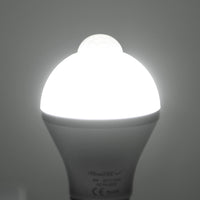 E27 Motion Sensor Light Bulb 9W 6500K Dusk To Dawn Automatic On-Off LED Light Bulb Indoor Outdoor Use