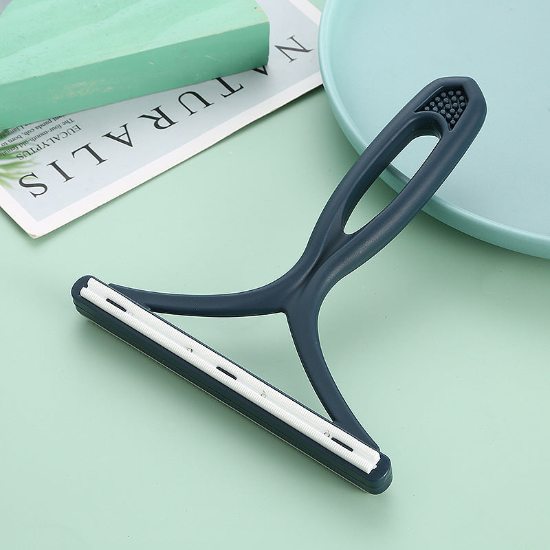 Silicone Double-Sided Pet Hair Remover for Clothes, Furniture & Carpets