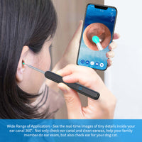 NE3 Ear Cleaner Otoscope Ear Wax Removal Tool With Camera LED Light Wireless Ear Endoscope Ear Cleaning Kit For I-phone | Everyday Home Deal