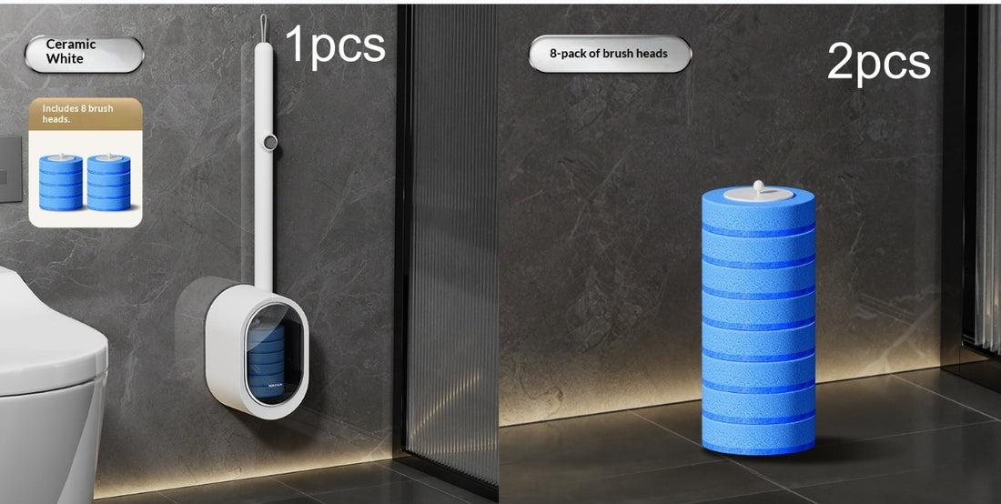 Disposable Toilet Cleaning System designed to make toilet cleaning quicker, simpler, and less messy — with no dirty brush to store after you're finished. | Everyday Home Deal