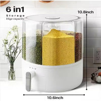 Rice Storage Container Grain Cereal Bin & Pet Food Storage Bucket | Everyday Home Deal
