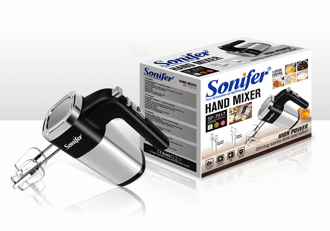 500W Electric Hand Mixer 5-Speed | Egg Beater & Dough Mixer | Everyday Home Deal