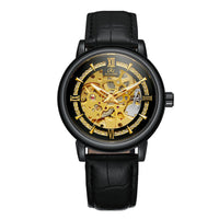 European And American-style Mens Fashionable Hollow-out Mechanical Watch