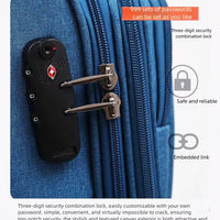 Waterproof Cross-border Black Oxford Cloth Suitcase, Durable 30 Inch Large Capacity, 20 Inch Boarding Case, Luggage Compartment
