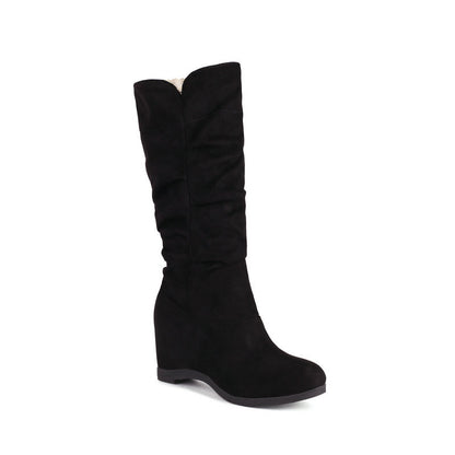 Suede Platform Boots - Best Clothing Deal | Everyday Home Deal