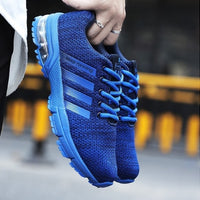 Unisex Breathable Fly-Woven Mesh Couple Sports Jogging Sneakers — Premium Footwear Deal | Everyday Home Deal