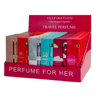 6pcs Travel Set, Women's Eau De Parfuma Spray, Long Lasting Fragrance, 6 Different Flavor, Perfect For Holiday Gifts, Dating, Daily Life, Parties, 1.18fl.oz Bottle