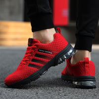 Unisex Breathable Fly-Woven Mesh Couple Sports Jogging Sneakers — Premium Footwear Deal | Everyday Home Deal