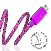 Woven nylon cloth data cable