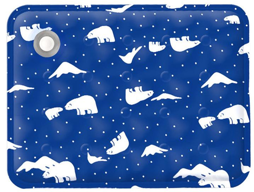 Pet Summer Cooling Pad, Ice Bear Shape, Suitable for Cats and Dogs, Washable and Portable Cooling Pad