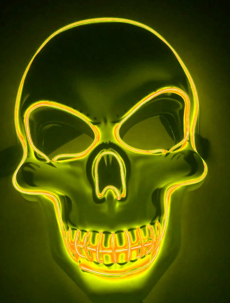 Halloween Skeleton Mask LED Glow Scary Mask | Everyday Home Deal