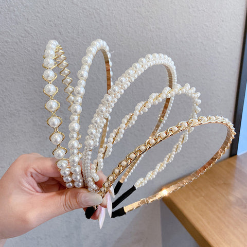 Thin Pearl Headband - Premium Fashion Deal | Everyday Home Deal