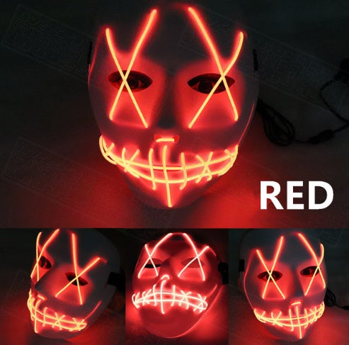 Halloween Led Glowing Full Face Mask | Everyday Home Deal