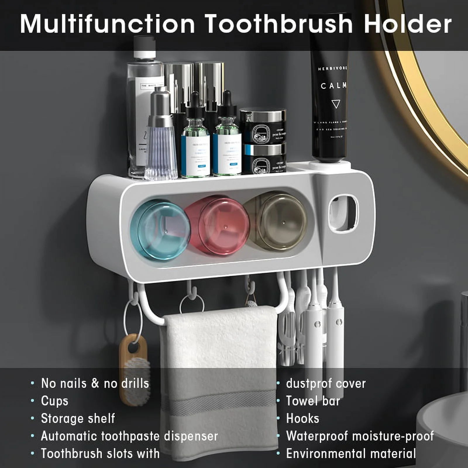 High Quality Wall Mounted Toothbrush Holders
