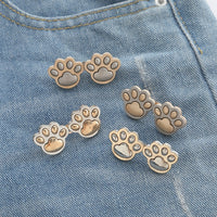 Cute Cat Claw Waist Tightener Buckles – 1 Pair Detachable Adjustable Alloy Buttons for Jeans, Pants & Casual Wear | Everyday Home Deal